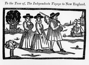 Pilger segeln auf der Mayflower